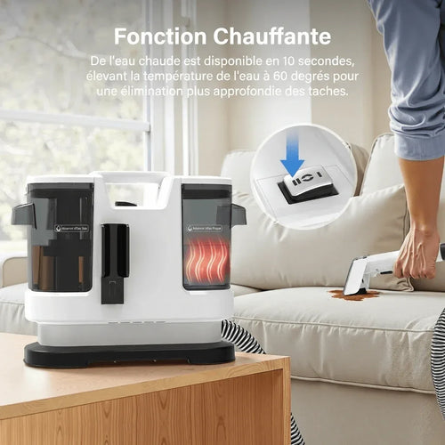 Shampouineuse Nettoyeur Injecteur Extracteur Eau Chaude 15 kPa 1,75L - shampoosh