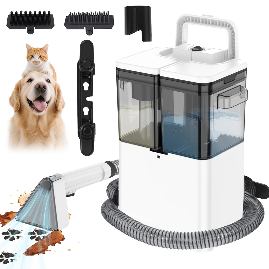 Shampouineuse 500W 12KPa Portable Canapé Tapis 3 Embouts