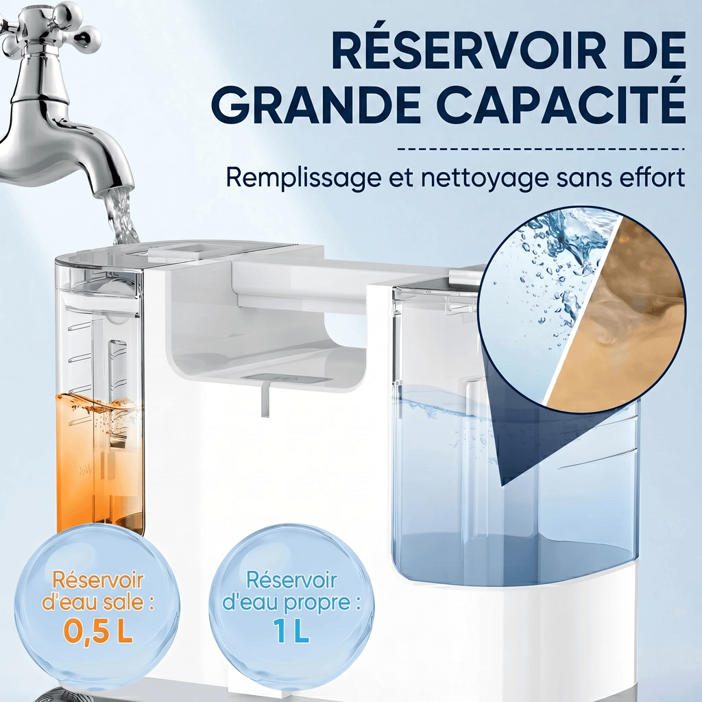 Shampouineuse  Nettoyeur taches tissus 9kPa injecteur extracteur canapé tapis auto