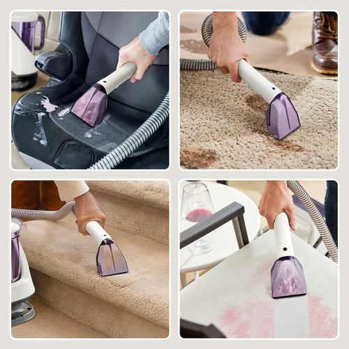 Shampouineuse 650W Tapis Canapé Voiture Double Réservoir 1,4L Portable - shampoosh